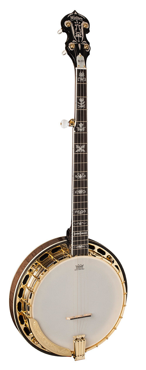 Washburn B17 Americana Series (5 String) Banjo. Tobacco Sunburst