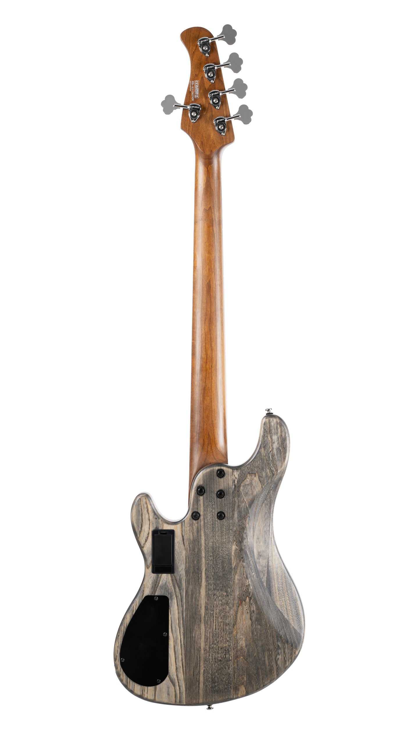 Cort GB Series Modern 5 String Bass Guitar. Open Pore Charcoal Grey