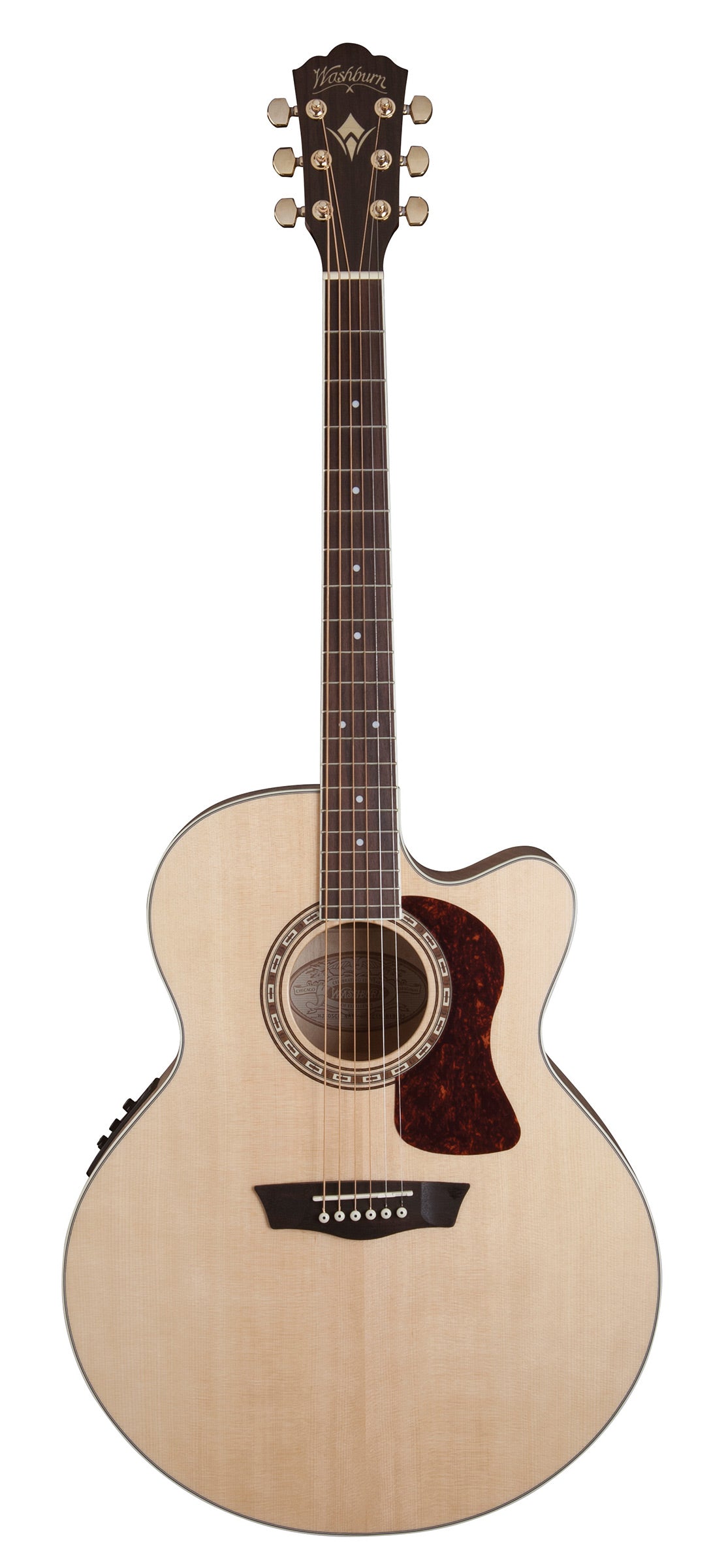 Washburn J40SCE Heritage 40 Series Jumbo Acoustic Electric Guitar