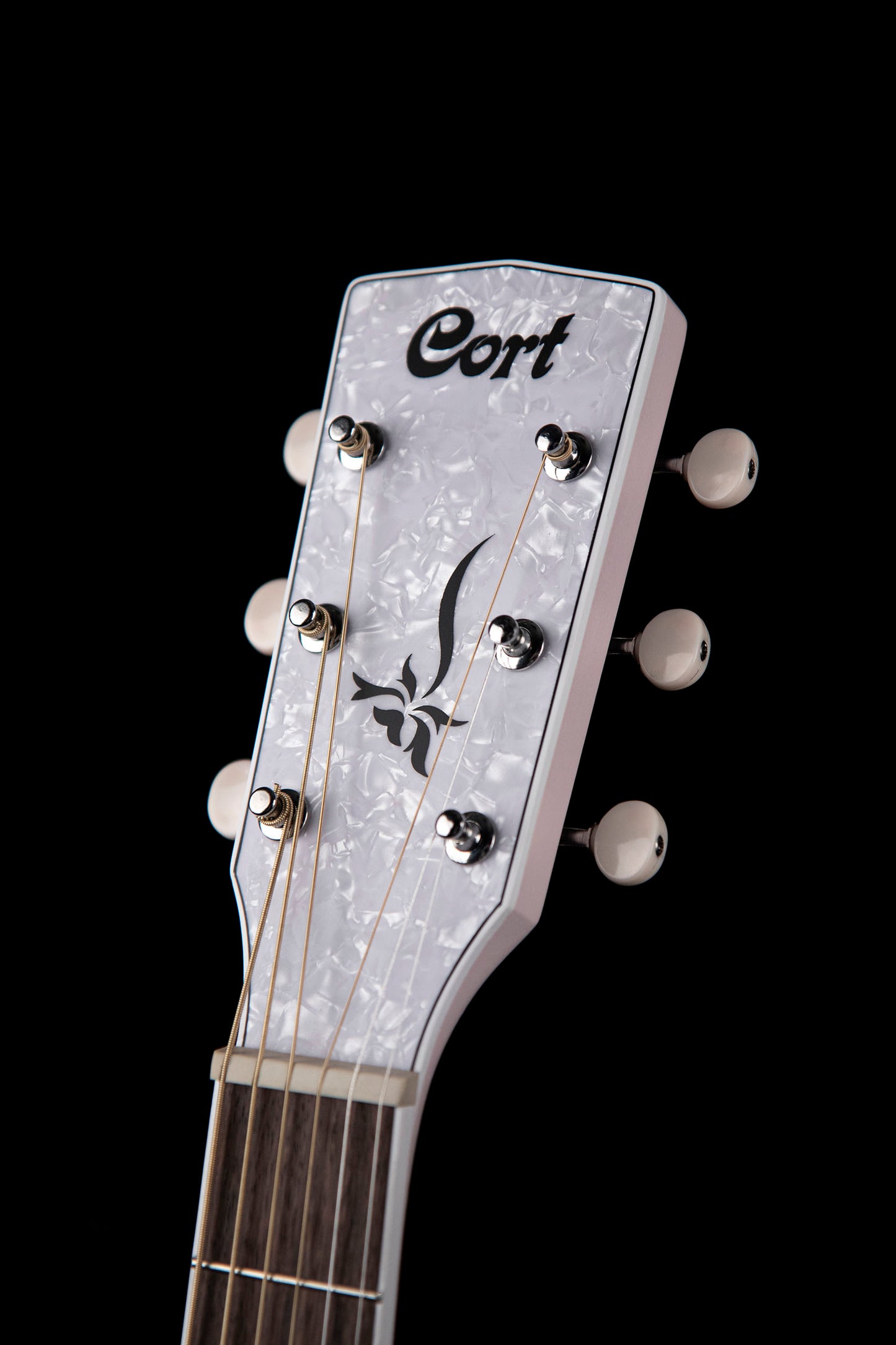 Cort Jade Series Acoustic Electric Cutaway Guitar. Pastel Pink Open Pore JADECLASSICPPOP
