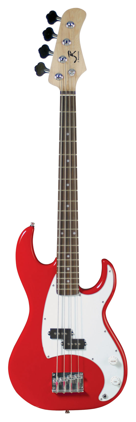 J Reynolds 7/8 Size Electric Bass. Red JR9R
