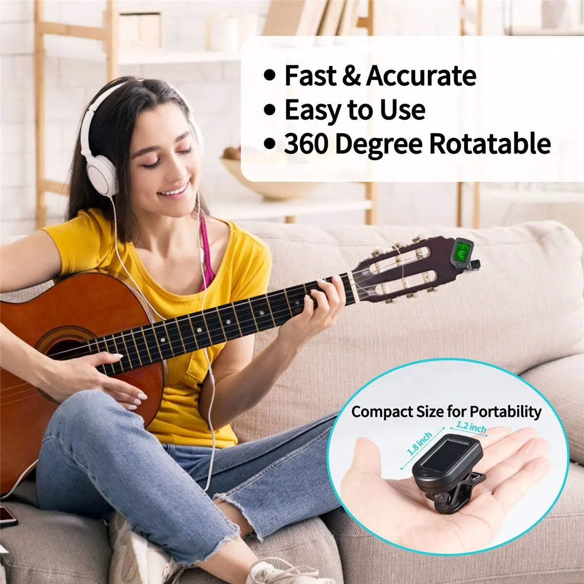 Clip on Guitar Tuner