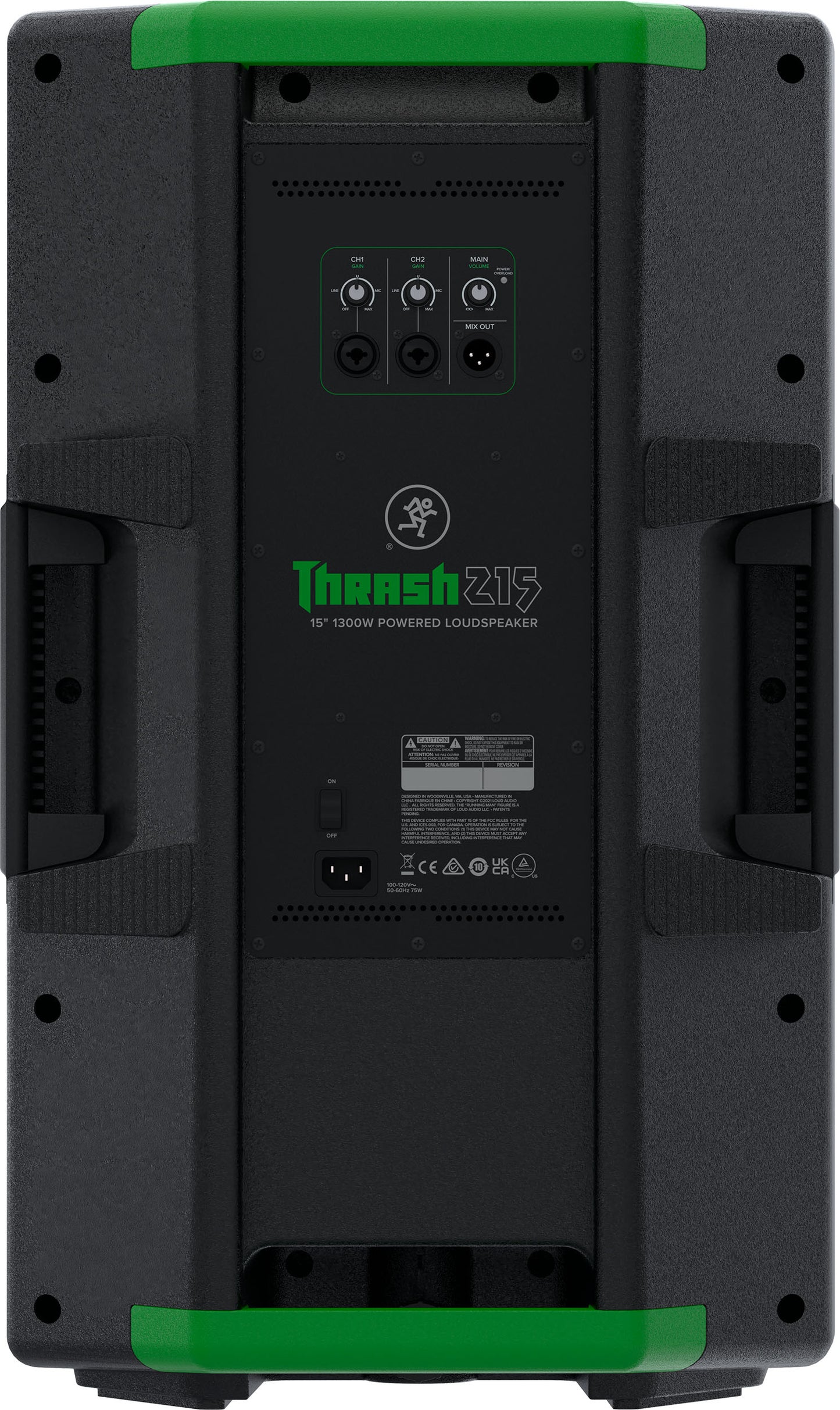 Mackie THRASHER-215 1300 Watt 15" Powered Loudspeaker