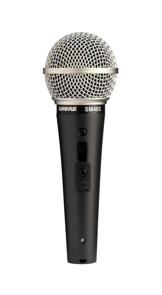 Shure SM48S-LC Cardioid Dynamic Vocal Microphone.